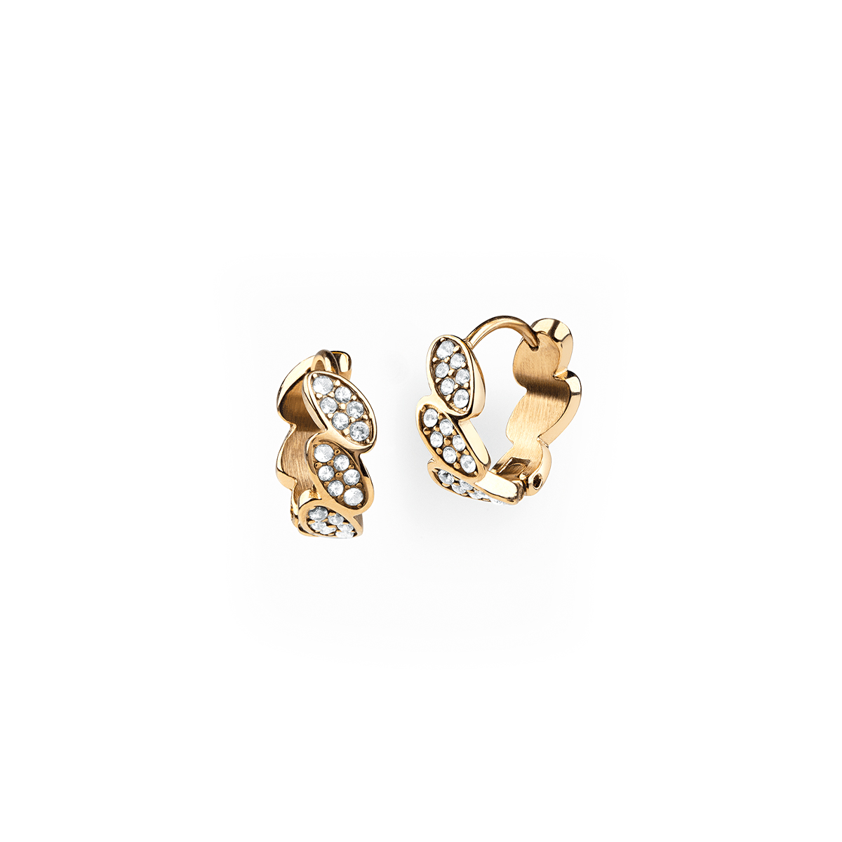 BOUCLES D'OREILLES GUESS FEMME SIMPLE ACIER